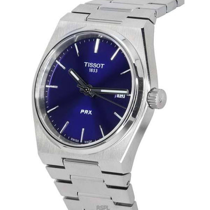 Tissot PRX T-Classic Edelstahl Blau Zifferblatt Quarz T137.210.11.041.00 T1372101104100 100M Unisex Uhr