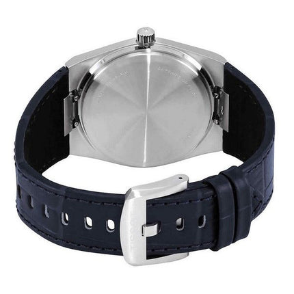 Tissot T-Classic PRX Lederarmband blaues Zifferblatt Quarz T137.410.16.041.00 100M Herrenuhr