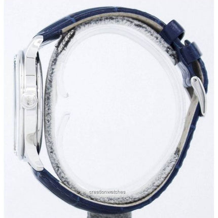 Überholte Orient Envoy blaues Lederarmband offenes Herz blaues Zifferblatt automatische FAG00004D0 Herrenuhr