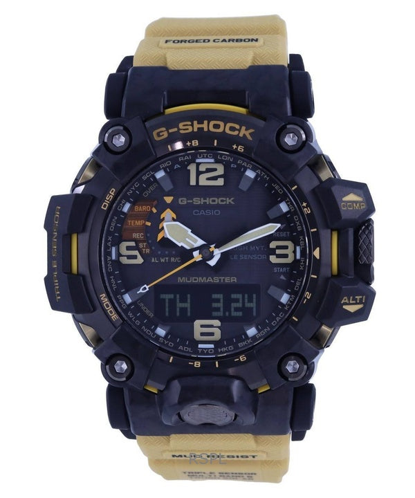 Überholte Casio G-Shock Mudmaster Analog Digital Tough Solar GWG-2000-1A5 200M Herrenuhr