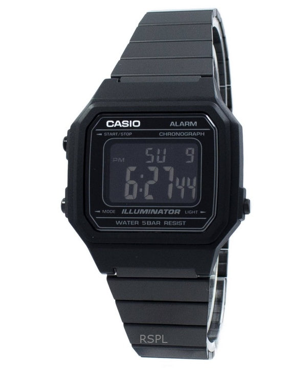 Überholte Casio Illuminator Chronograph Digital Edelstahl Quarz B650WB-1B Unisex Uhr