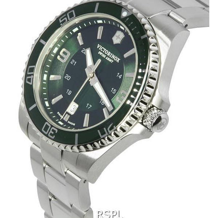 Victorinox Maverick Green Dial Quartz 241934 100M Herrenuhr