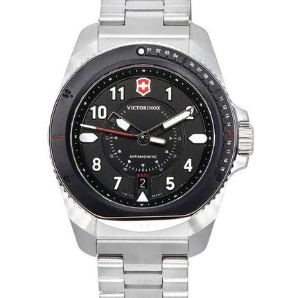 Victorinox Swiss Army Journey 1884 Antimagnetic Black Dial Quartz Diver's 242009 200M Herrenuhr