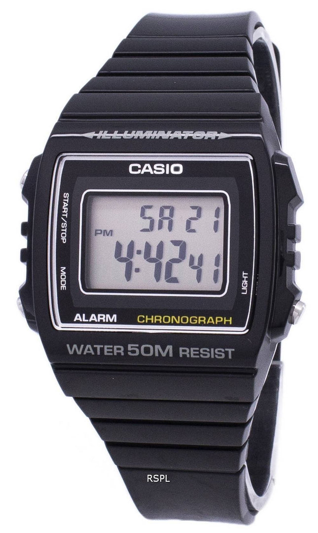 Casio Digital Alarm Chronograph W-215H-1AVDF W-215H-1AV Unisex Uhr