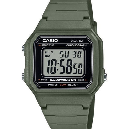 Casio Youth Digital Harzarmband Quarz W-217H-3AV Herrenuhr