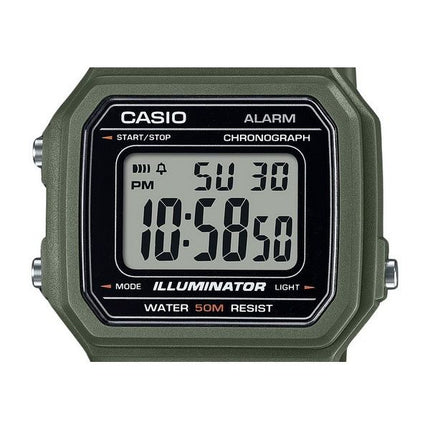 Casio Youth Digital Harzarmband Quarz W-217H-3AV Herrenuhr