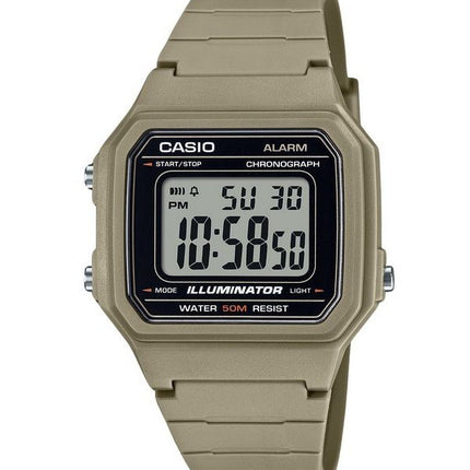 Casio Youth Digital Harzarmband Quarz W-217H-5AV Herrenuhr