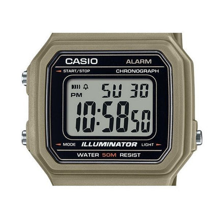 Casio Youth Digital Harzarmband Quarz W-217H-5AV Herrenuhr