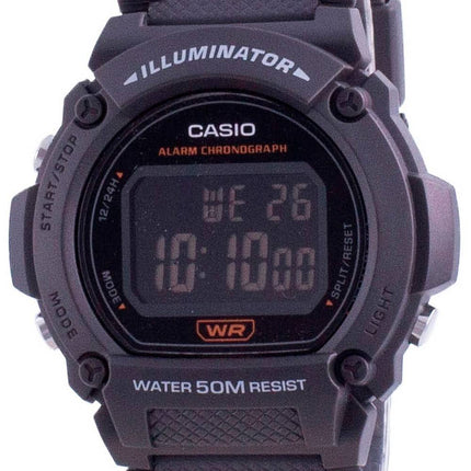 Casio Jugendbeleuchtung Digital W-219H-8B W-219H-8B Herrenuhr