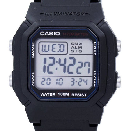 Casio Digital klassische Illuminator W-800H-1AVDF W-800H-1AV Herrenuhr