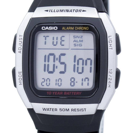 Casio-Jugend Digital Alarm Chrono Illuminator W-96H-1AVDF W-96H-1AV Herrenuhr