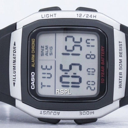 Casio-Jugend Digital Alarm Chrono Illuminator W-96H-1AVDF W-96H-1AV Herrenuhr