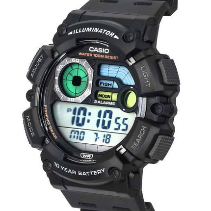 Casio Fishing Gear Line Digital Quarz WS-1500H-1A WS1500H-1 100M Herrenuhr