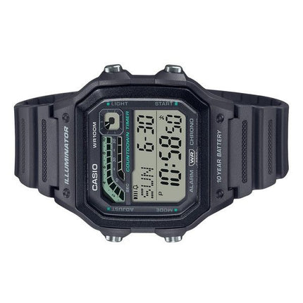 Casio Standard Digital Resin Armband Grau Quarz WS-1600H-8AV 100M Herrenuhr