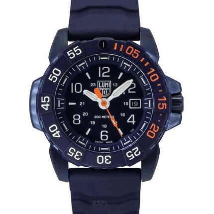 Luminox Navy SEAL Foundation Back To The Blue Set Quartz Diver&#39,s XS.3253.CBNSF.SET 200M Herrenuhr mit zusätzlichem Armband