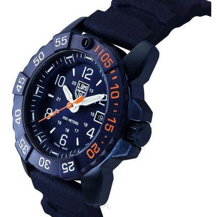 Luminox Navy SEAL Foundation Back To The Blue Set Quartz Diver&#39,s XS.3253.CBNSF.SET 200M Herrenuhr mit zusätzlichem Armband