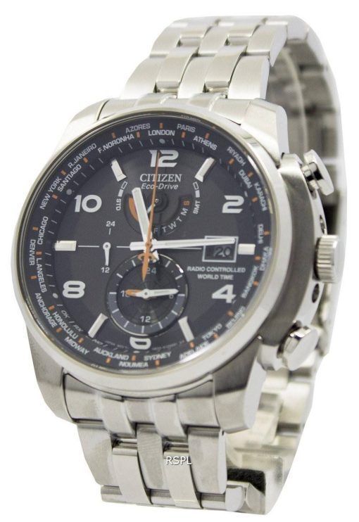 Citizen Eco-Drive Atomic Radio Controlled World Time AT9010-52E Men's Watch