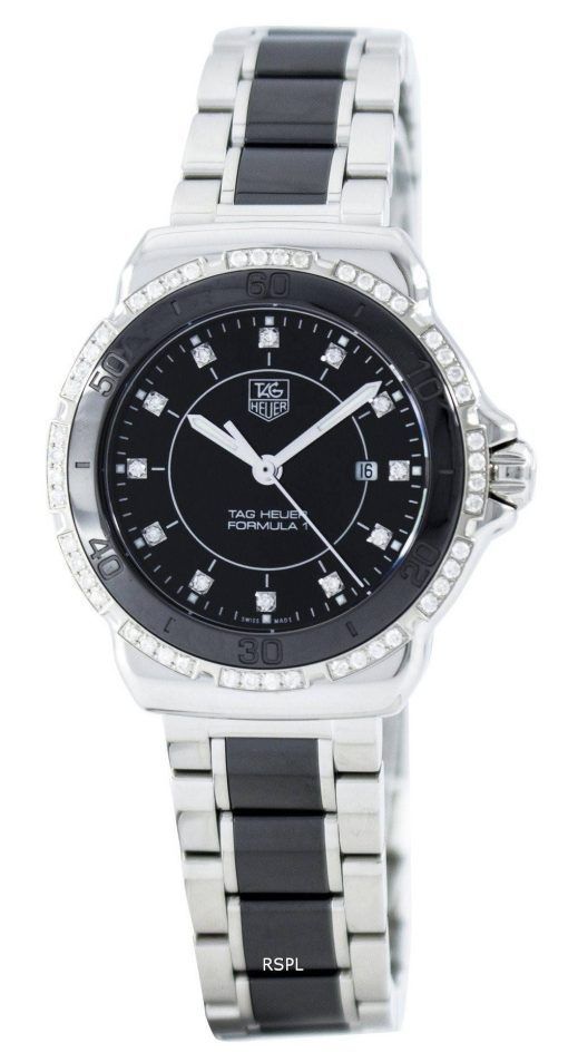 Tag Heuer Formula 1 Quartz Diamond Accent Swiss Made 200M WAH1312.BA0867 Women's Watch