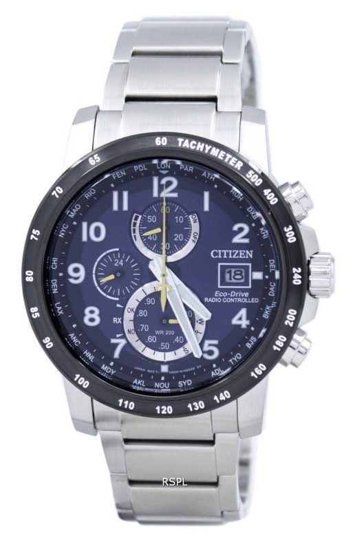 Citizen Funkuhr Eco-Drive Herrenuhr Chronograph AT8124 - 91L