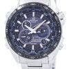 Casio Edifice Tough Solar Chronograph Welt Zeit EQS-500DB-1A1 EQS500DB-1A1 Herrenuhr