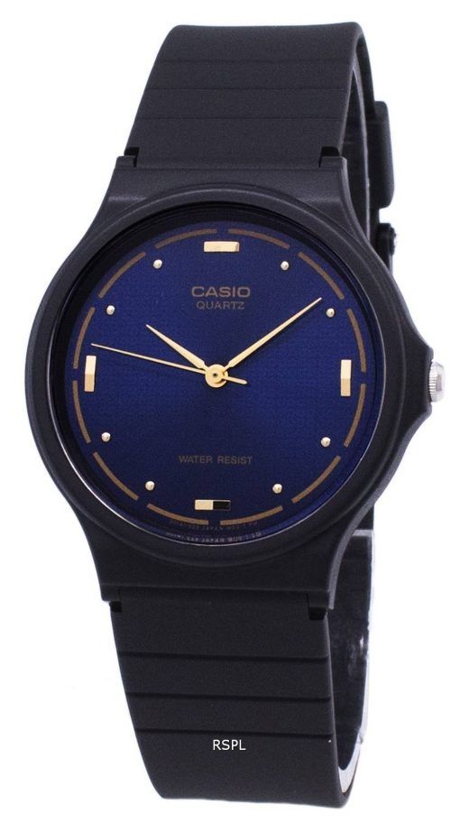 Casio Quarz Enticer analoge blaues Zifferblatt MQ-76-2ALDF MQ-76-2AL Herrenuhr