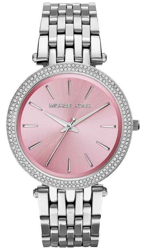 Michael Kors Darci Rosa Zifferblatt Kristalle MK3352 Damenuhr