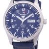 Seiko 5 Sports SNZG11K1 LS13 automatische dunkel blau Leder Armband Herrenuhr