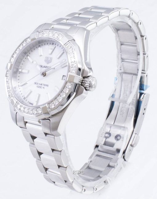 Tag Heuer Aquaracer WBD1313. BA0740 Diamond Accents Quartz 300M Damen uhr