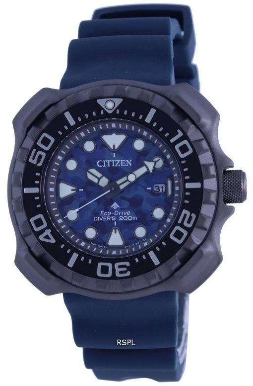 Citizen Promaster Polyurethan Armband Eco-Drive BN0227-09L 200M Herrenuhr