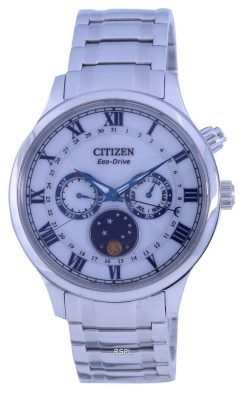 Citizen Mondphase weißes Zifferblatt Edelstahl Eco-Drive AP1050-81A Herrenuhr