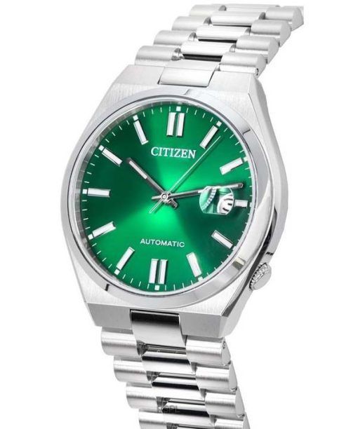 Citizen Tsuyosa Edelstahl grünes Zifferblatt Automatik NJ0150-81X Herrenuhr