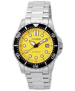 Citizen Urban Mechanical Yellow Dial Automatic NJ0170-83Z 100M Herrenuhr