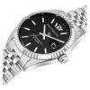 Philip Watch Caribe Urban Edelstahl schwarzes Sunray-Zifferblatt Quarz R8253597586 100M Damenuhr