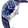 Ratio Skysurfer Pilot Blue Sunray Zifferblatt Leder Automatik RTS302 200M Herrenuhr