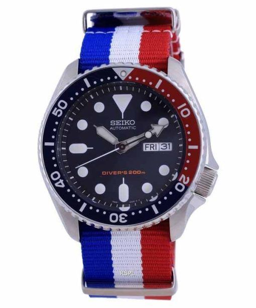 Seiko Automatic Diver's Polyester SKX009K1-var-NATO25 200M Herrenuhr