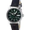 Seiko 5 Sports GMT Kelly Green Fliegeranzug-Stil Lederarmband Automatik SRPJ89K1 100M Herrenuhr