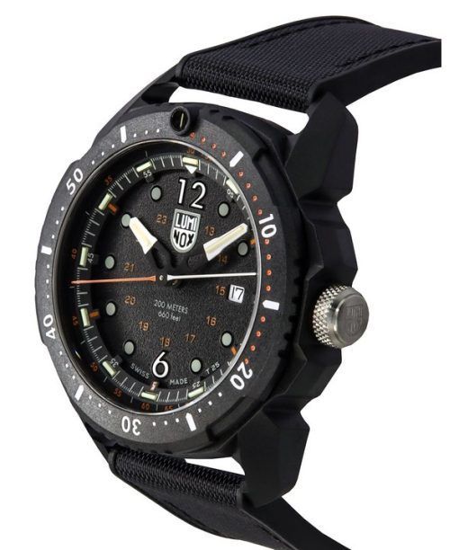 Luminox ICE SAR Arctic Outdoor Adventure schwarzes Zifferblatt Schweizer Quarz Taucheruhr XL.1052 200M Herrenuhr