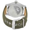 Hamilton Khaki Field Herrenuhr mit mechanischem Canvas-Armband und grünem Zifferblatt H69439363