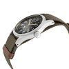 Hamilton Khaki Field Green Nylonarmband mit schwarzem Zifferblatt, mechanisch, H69439931, Herrenuhr