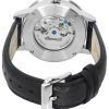 Ingersoll The Jazz Sun and Moon Phase Lederarmband Skelett Silber Zifferblatt Automatik I07701 Herrenuhr