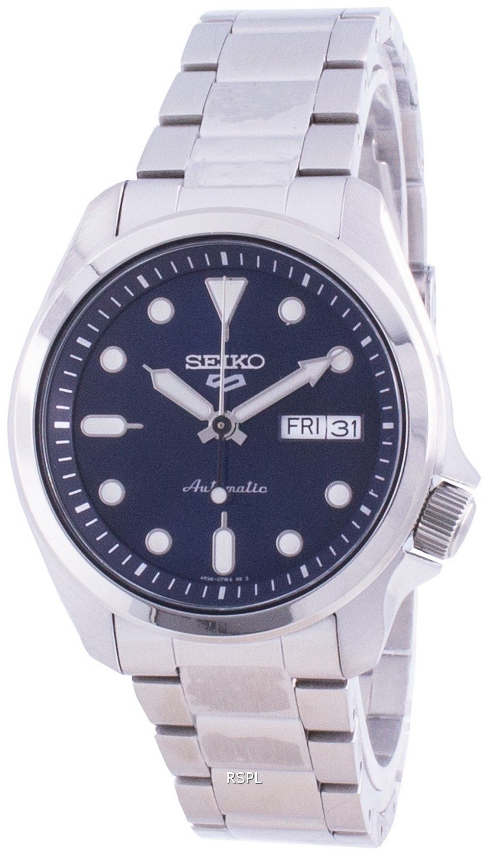 Seiko 5 Sports Blue Dial Automatik SRPE53 SRPE53K1 SRPE53K 100M Herrenuhr