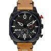 AVI-8 Hawker Hunter Charcoal Ember Brown Retrograde Chronograph Quarz AV-4052-02 Herrenuhr