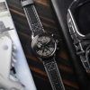 AVI-8 Hawker Harrier Dual Retrograde Chronograph Rauchgraues Zifferblatt Quarz AV-4056-08 Herrenuhr