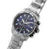 Festina Sport Chronograph Edelstahl blaues Zifferblatt Quarz F20463-2 100M Herrenuhr