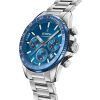 Festina Timeless Chronograph Edelstahl blaues Zifferblatt Quarz F20560-3 100M Herrenuhr