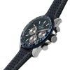 Festina Timeless Chronograph Lederarmband, blaues Zifferblatt, Quarz F20561-2 100M Herrenuhr