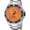 Festina Diver Edelstahl Orange Zifferblatt Quarz F20663-4 200M Herrenuhr