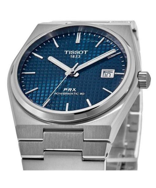 Tissot PRX T-Classic Powermatic 80 blaues Zifferblatt Automatik T137.207.11.041.00 100M Unisex-Uhr