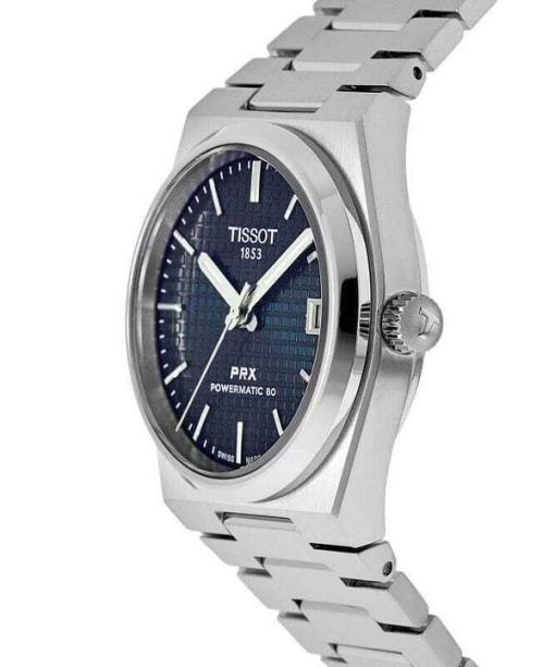 Tissot PRX T-Classic Powermatic 80 blaues Zifferblatt Automatik T137.207.11.041.00 100M Unisex-Uhr