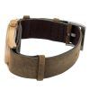 Hamilton Khaki Field mechanische Bronze-Lederarmband mit schwarzem Zifferblatt H69459530 Herrenuhr